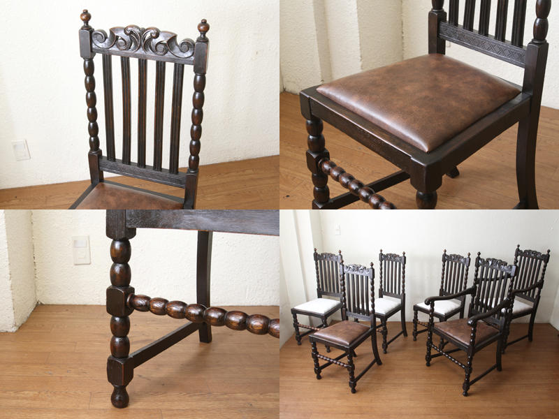 ジャコビアンチェア｜アンティーク家具・照明の専門店｜デニム