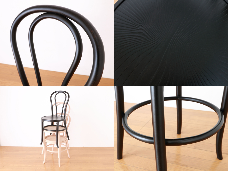 ページドPaged ベントウッドスタッキングチェア No18 / ダークウェンジ