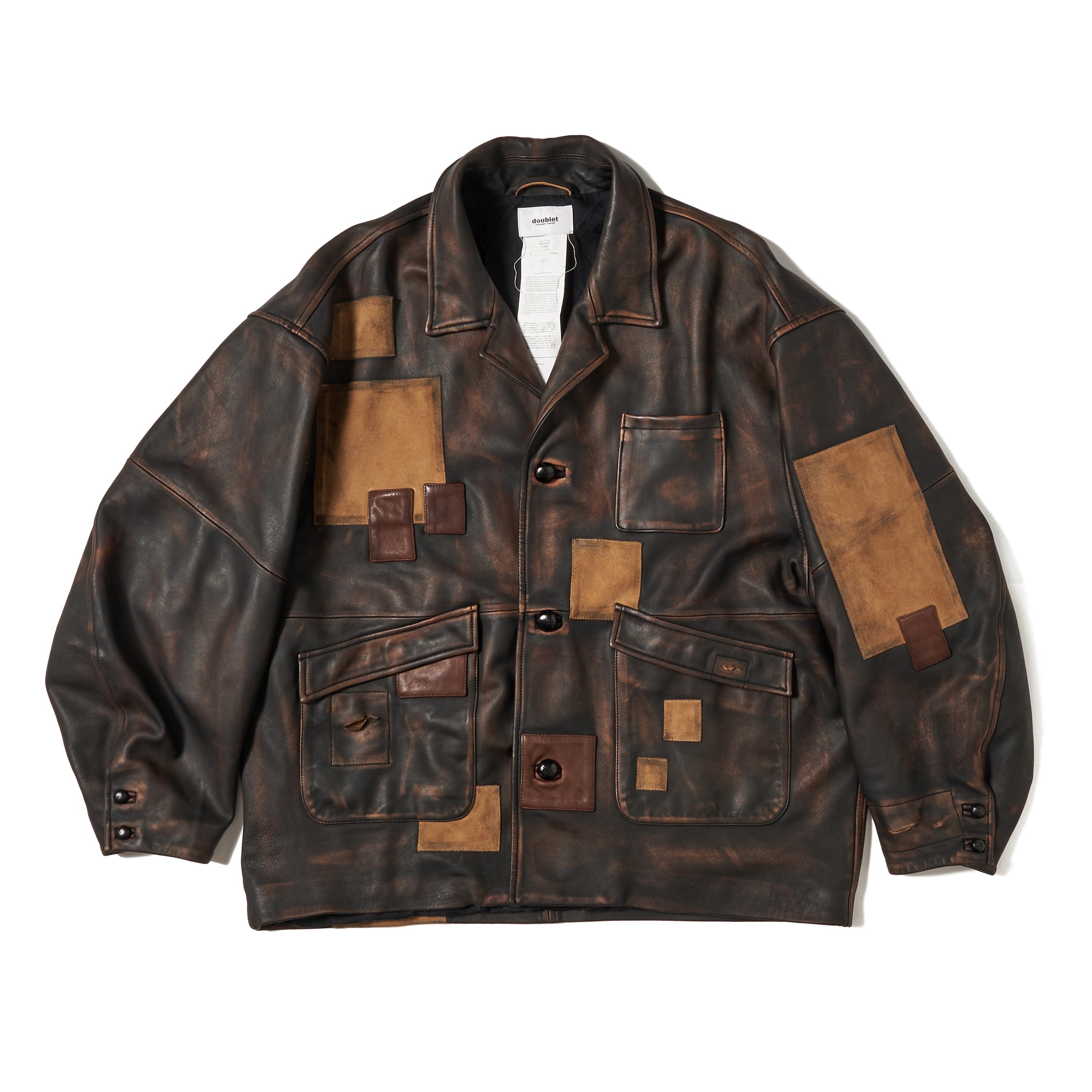 PATCHWORK LEATHER JACKET – doublet