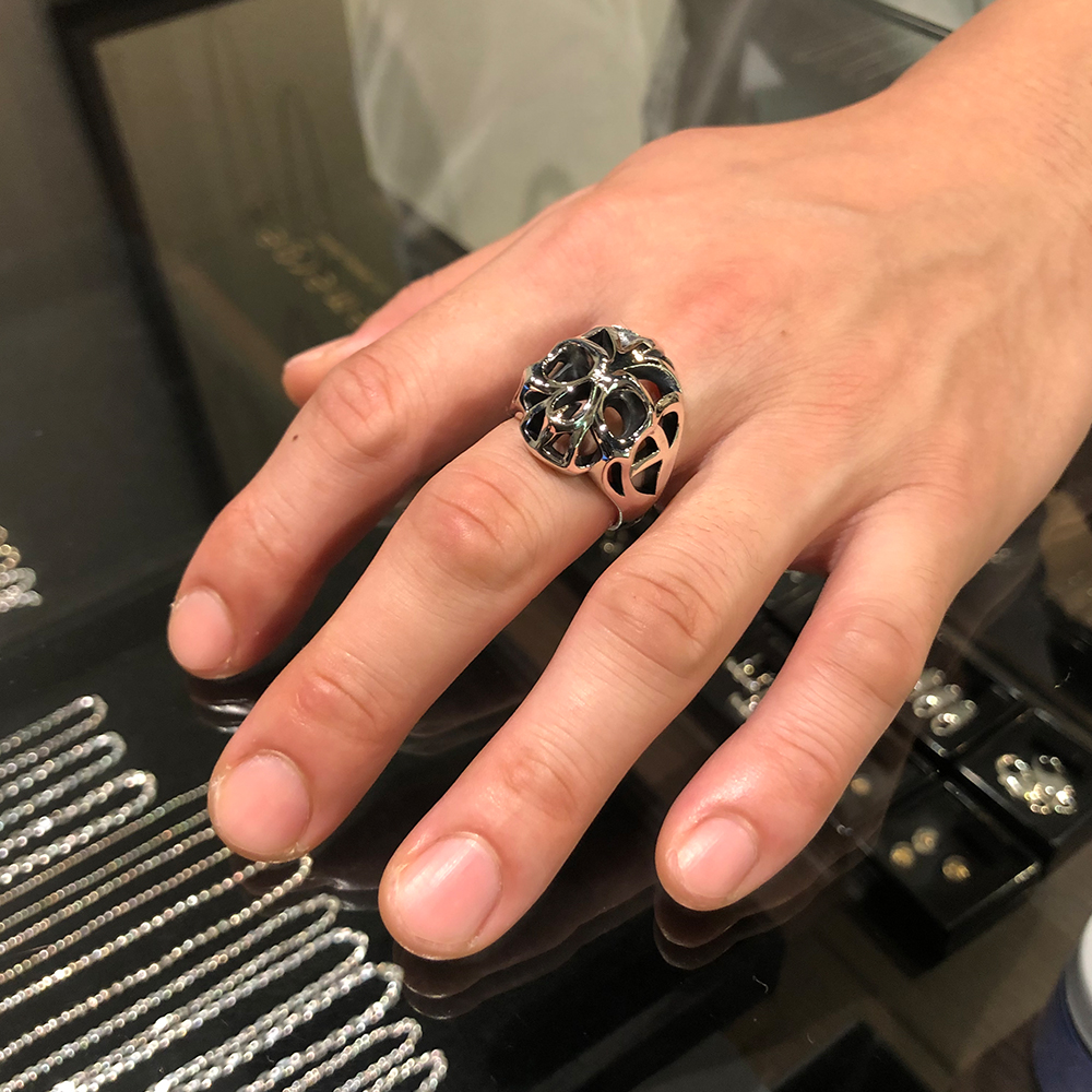 スケルトンスカルリング | エマージュ公式通販 -emerge- シルバー