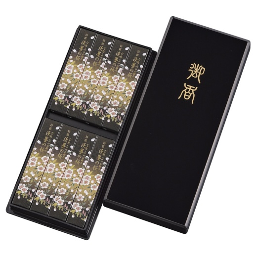 日本香堂】特撰淡墨の桜 塗箱8箱入 - 福屋オンラインストア