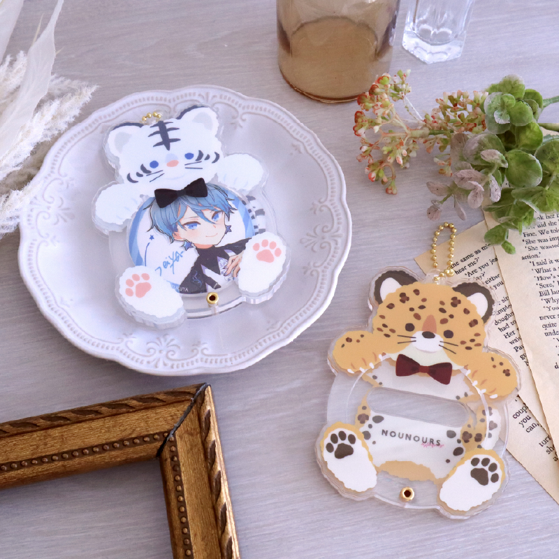 缶バッジアクリルフレーム アニマル ホワイトタイガー| FUKUYA ONLINE