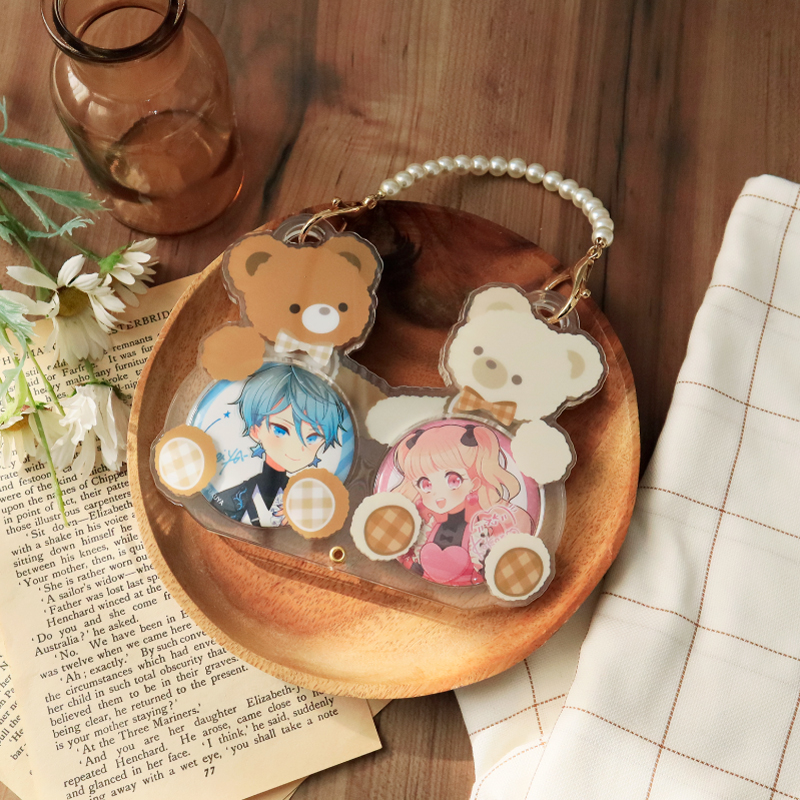 缶バッジアクリルフレーム ペアアニマル うさぎ| FUKUYA ONLINE フクヤ