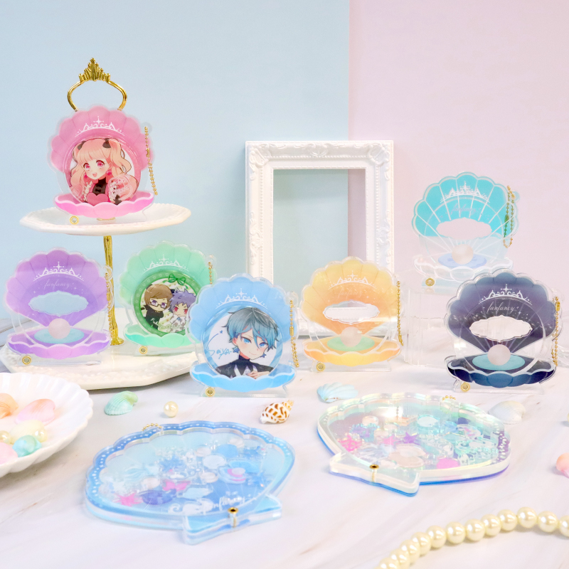 缶バッジアクリルフレーム シェル パープル| FUKUYA ONLINE フクヤ