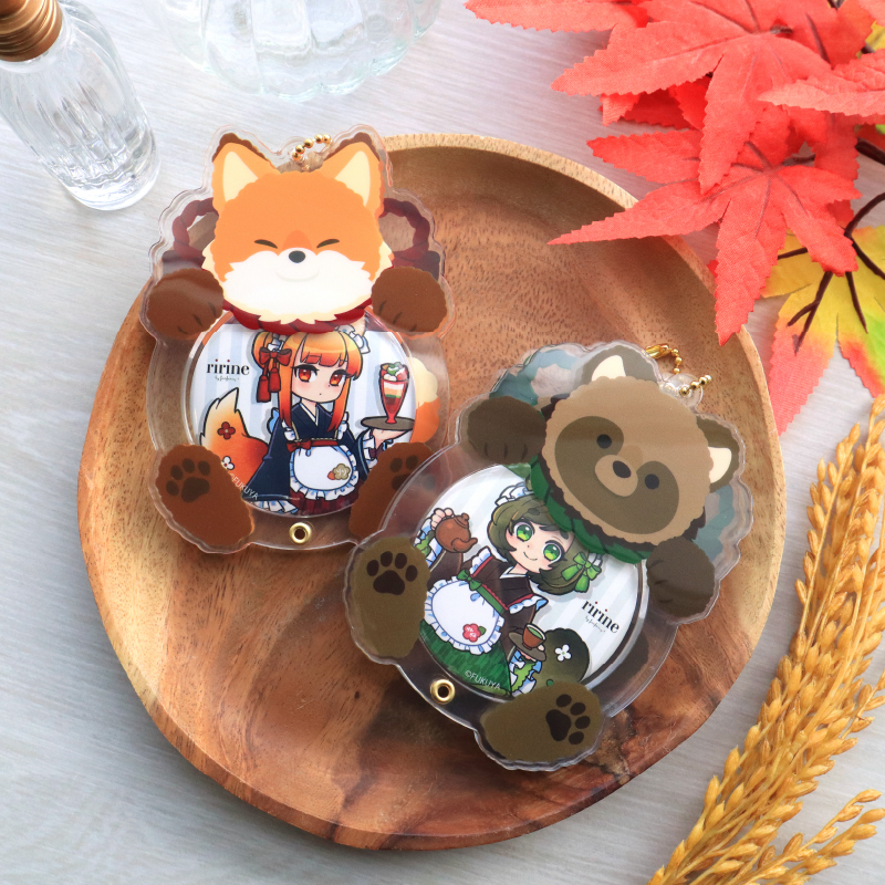 缶バッジアクリルフレーム 和風アニマル 狸| FUKUYA ONLINE フクヤ