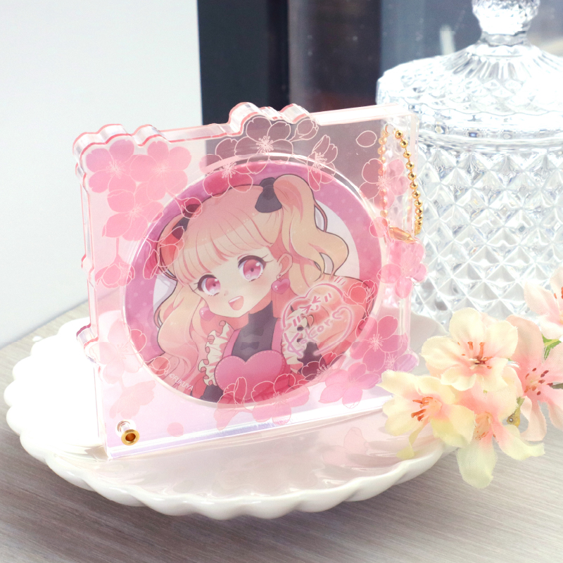 缶バッジアクリルフレーム75mm 桜 新緑色| FUKUYA ONLINE フクヤオンライン