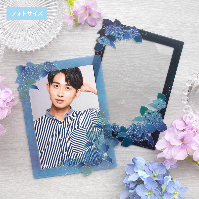 硬質ケース インスタントフォトサイズ 紫陽花 青| FUKUYA ONLINE