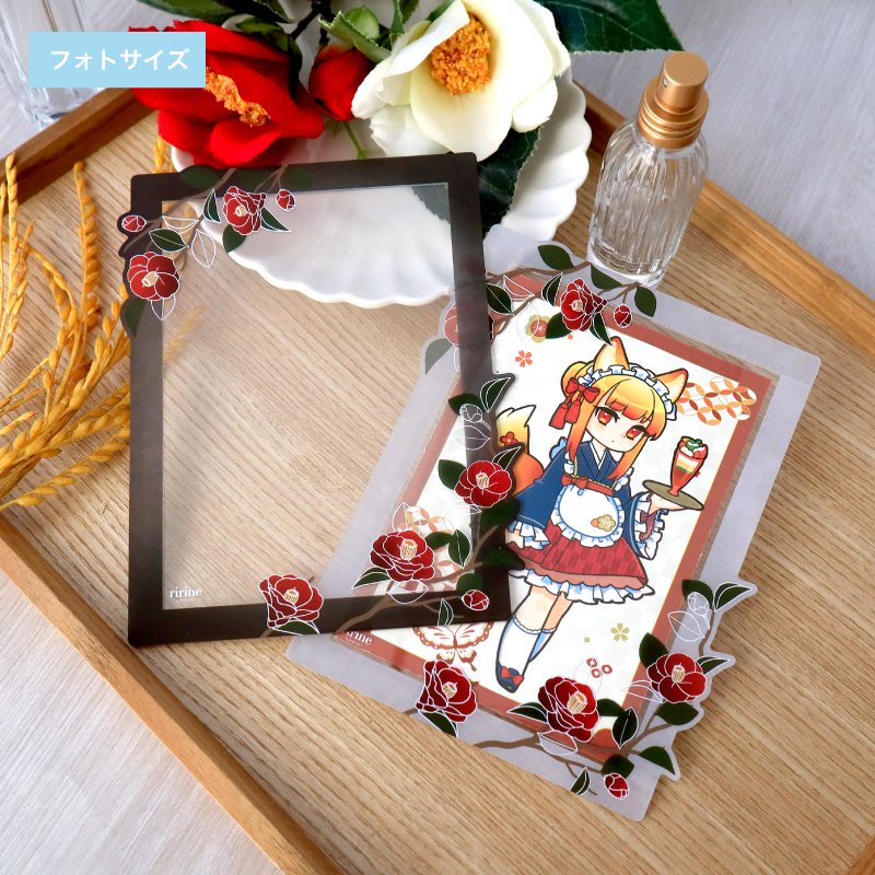 硬質ケース カードサイズ 紅椿に雪| FUKUYA ONLINE フクヤオンライン