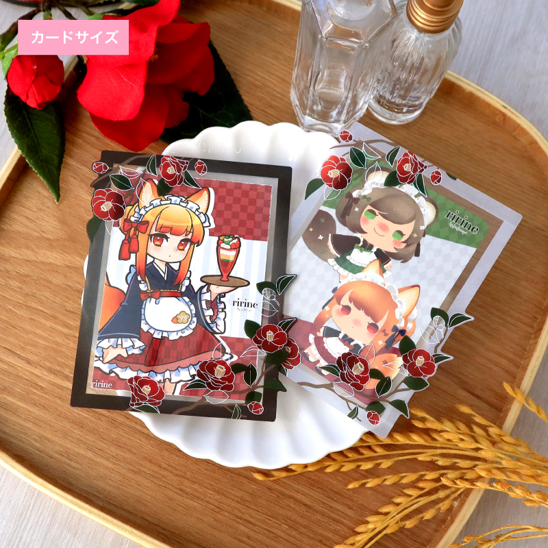 硬質ケース カードサイズ 紅椿に雪| FUKUYA ONLINE フクヤオンライン