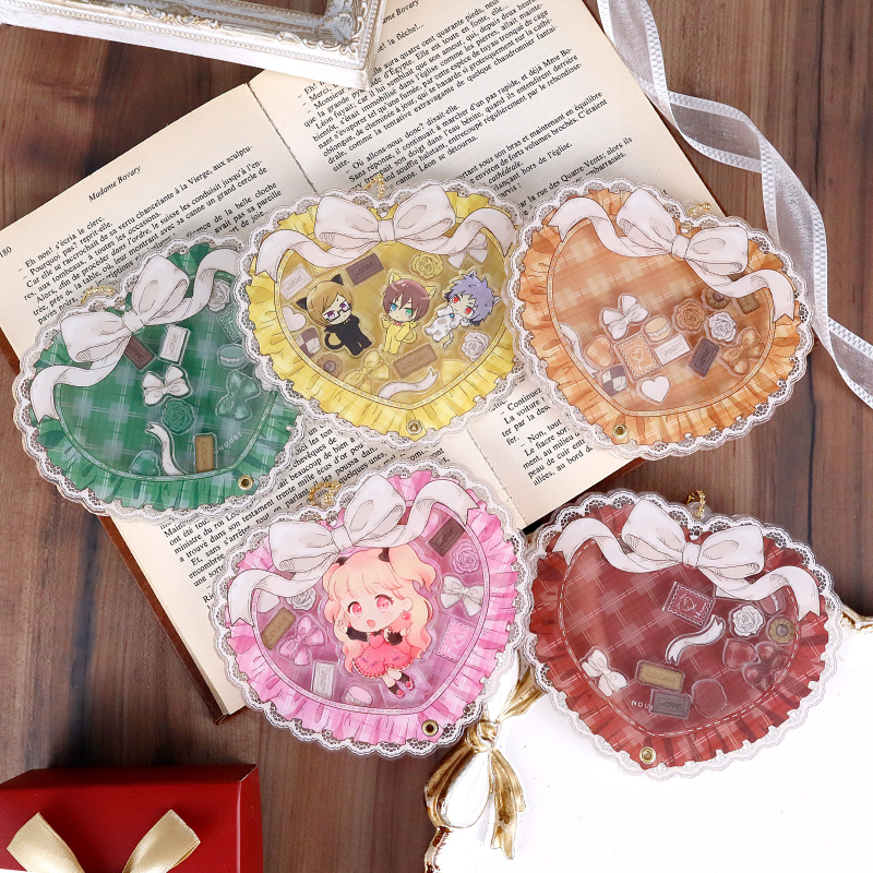 クラシックチェックハートアクリルフレーム パープル| FUKUYA ONLINE