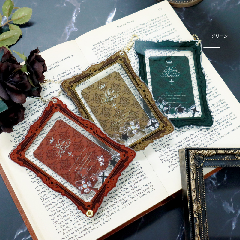 ゴシックアクリルフレーム カードサイズ ターコイズ| FUKUYA ONLINE