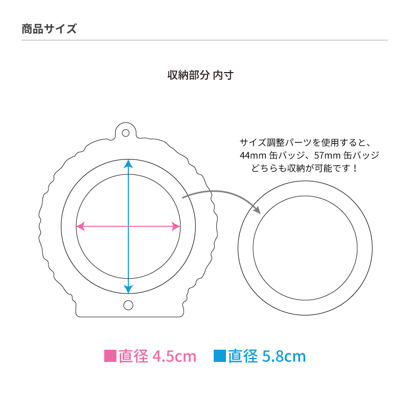 魔法使いの約束×fanfancy+ 缶バッジアクリルフレーム ホワイト| FUKUYA