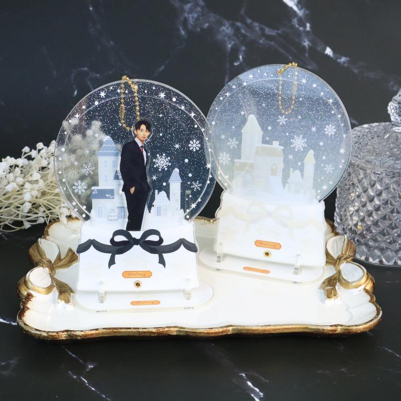 プレミアムアクリルフレーム スノードーム ブルー| FUKUYA ONLINE