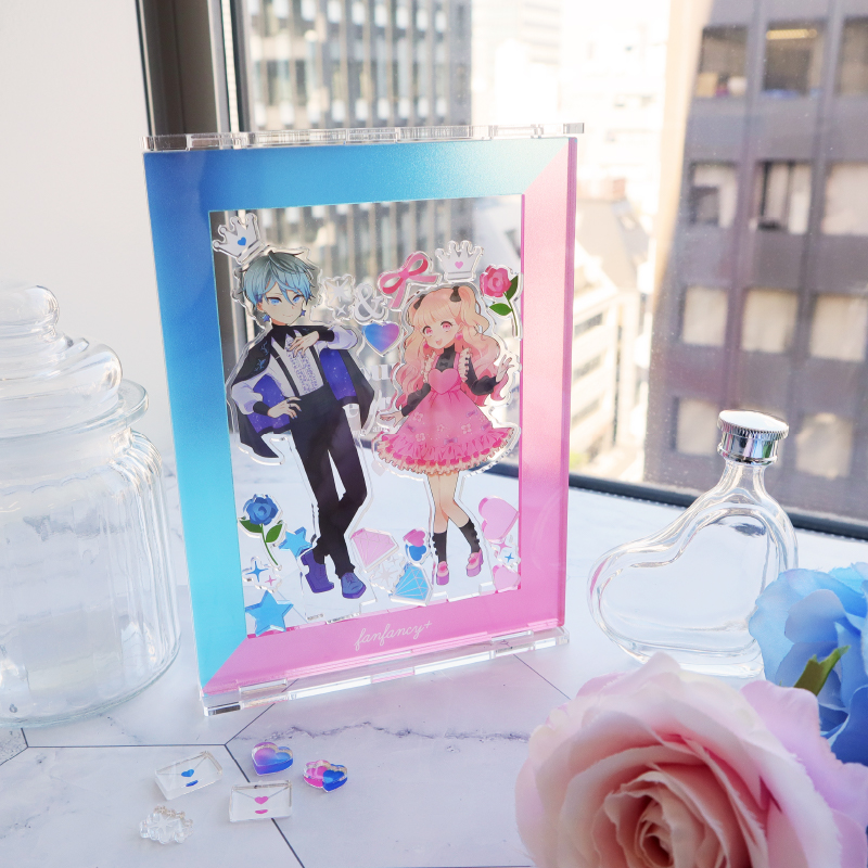 ペアカラーアクリルフレーム パープル×ブルー| FUKUYA ONLINE フクヤ