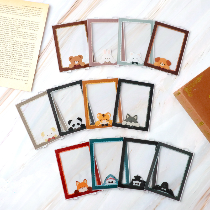 セット商品】ペアフォトカードアクリルフレーム カスタムアニマル とら