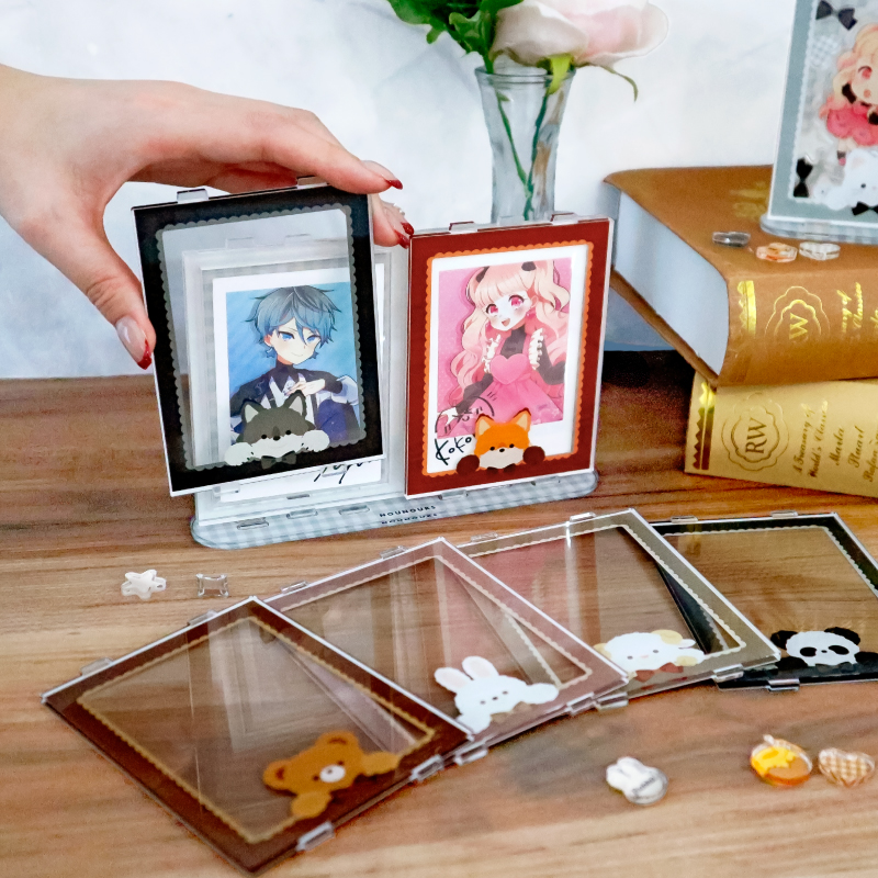 セット商品】ペアフォトカードアクリルフレーム カスタムアニマル とら