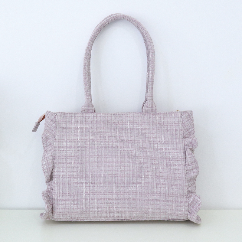 パレットリリーツイードバッグ ビジューリボン ピンク| FUKUYA ONLINE