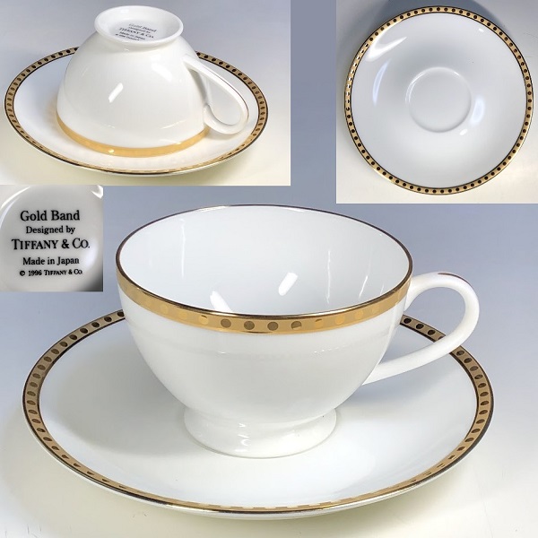 ティファニーゴールドバンドカップ＆ソーサーT2371 | ブランド洋食器