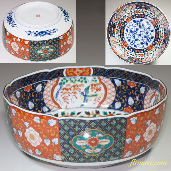 第一陶器錦花鳥更紗大鉢 | 和食器リサイクル通販専門店フリマート