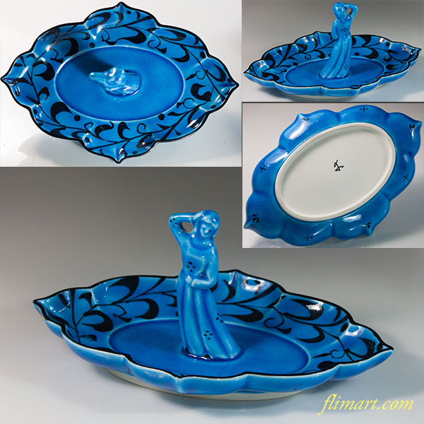 幸兵衛窯青釉キャンディ皿 小皿 | 和食器リサイクル通販専門店フリマート