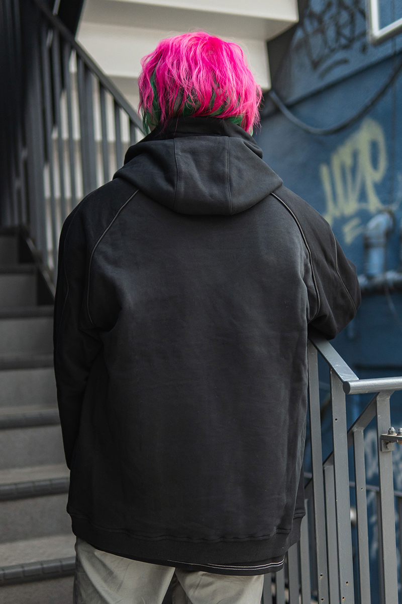 あらき×TEROMELIA×GEKIROCK CLOTHINGコラボ・プルオーバーパーカー