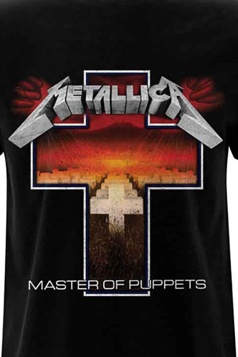 METALLICA バンドTシャツ ユニセックス : MASTER OF PUPPETS CROSS