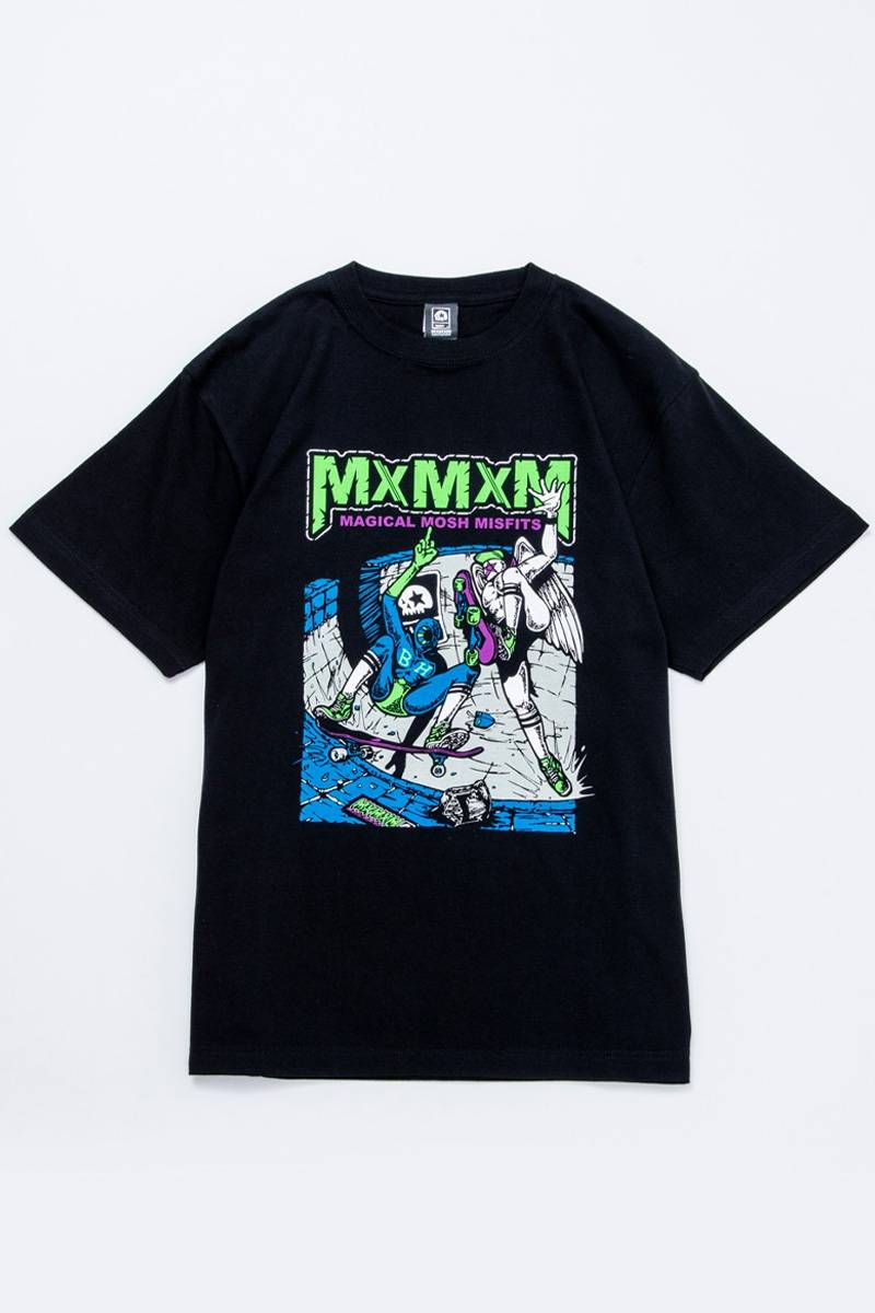 キン肉マン x MxMxM “四次元殺法 SKATEBOARDS” TEE - Green / ロック