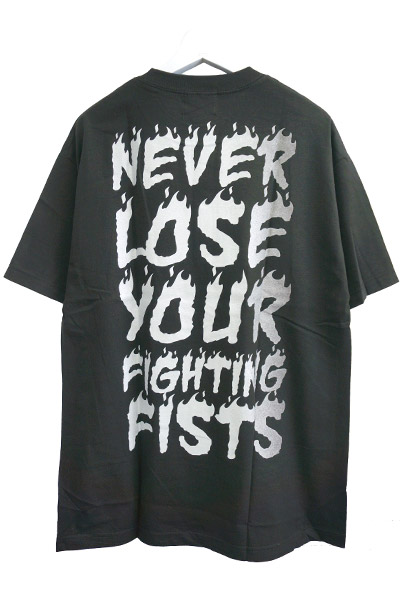 Hi-STANDARD AMGRY FIST TEE SILVER / ロックファッション / バンドT