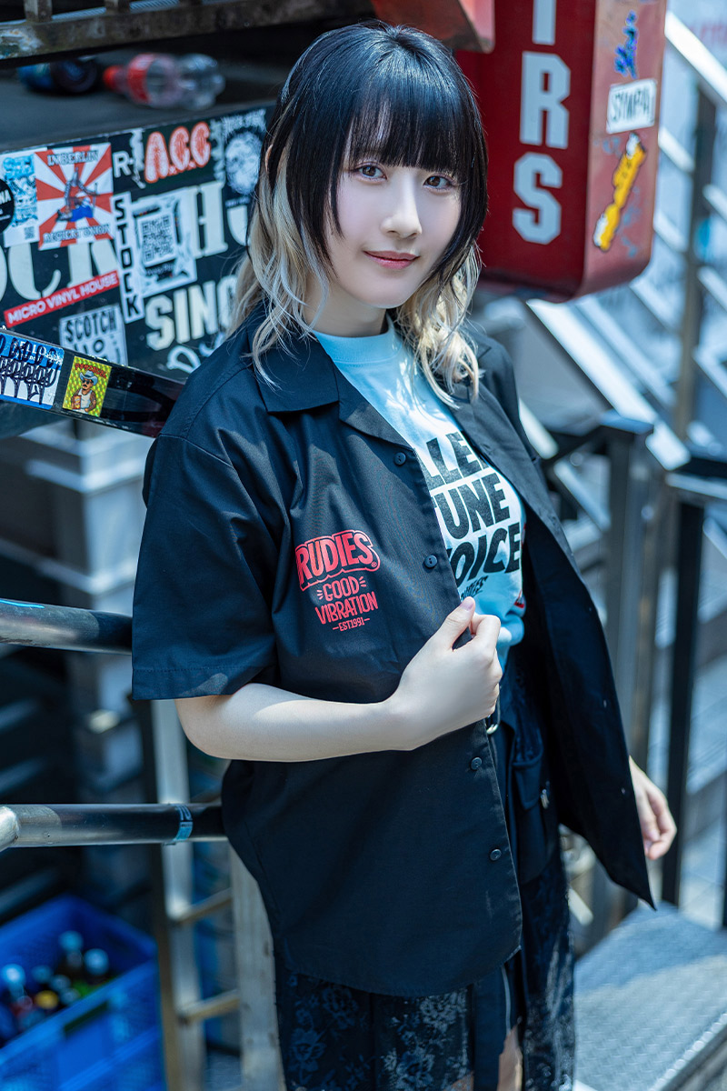 予約商品】内山悠里菜×RUDIE'S×GEKIROCK CLOTHINGコラボ・シャツ