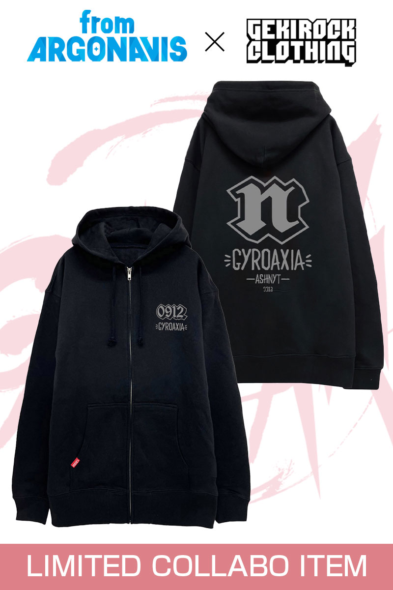 旭 那由多×RUDIE'S 限定コラボ・ジップアップパーカー / ロック