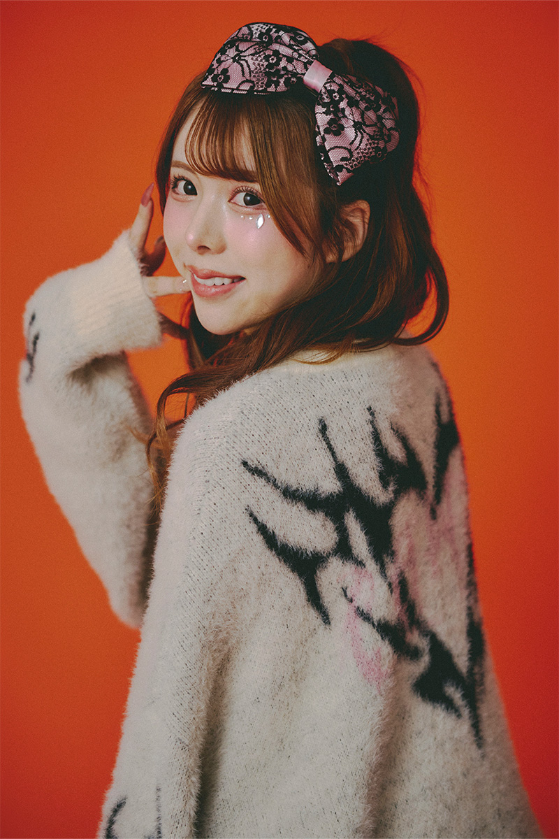 予約商品】GALFY(ガルフィー) ふわふわダークキャンディーニット