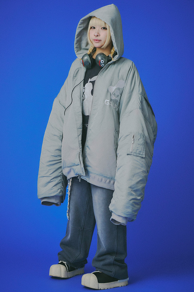 GALFY(ガルフィー)用無しドデカボンバー - Gray / ロックファッション