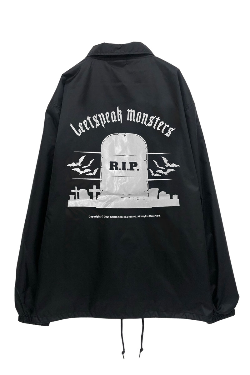 Leetspeak monsters×GEKIROCK CLOTHINGコラボ・コーチジャケット