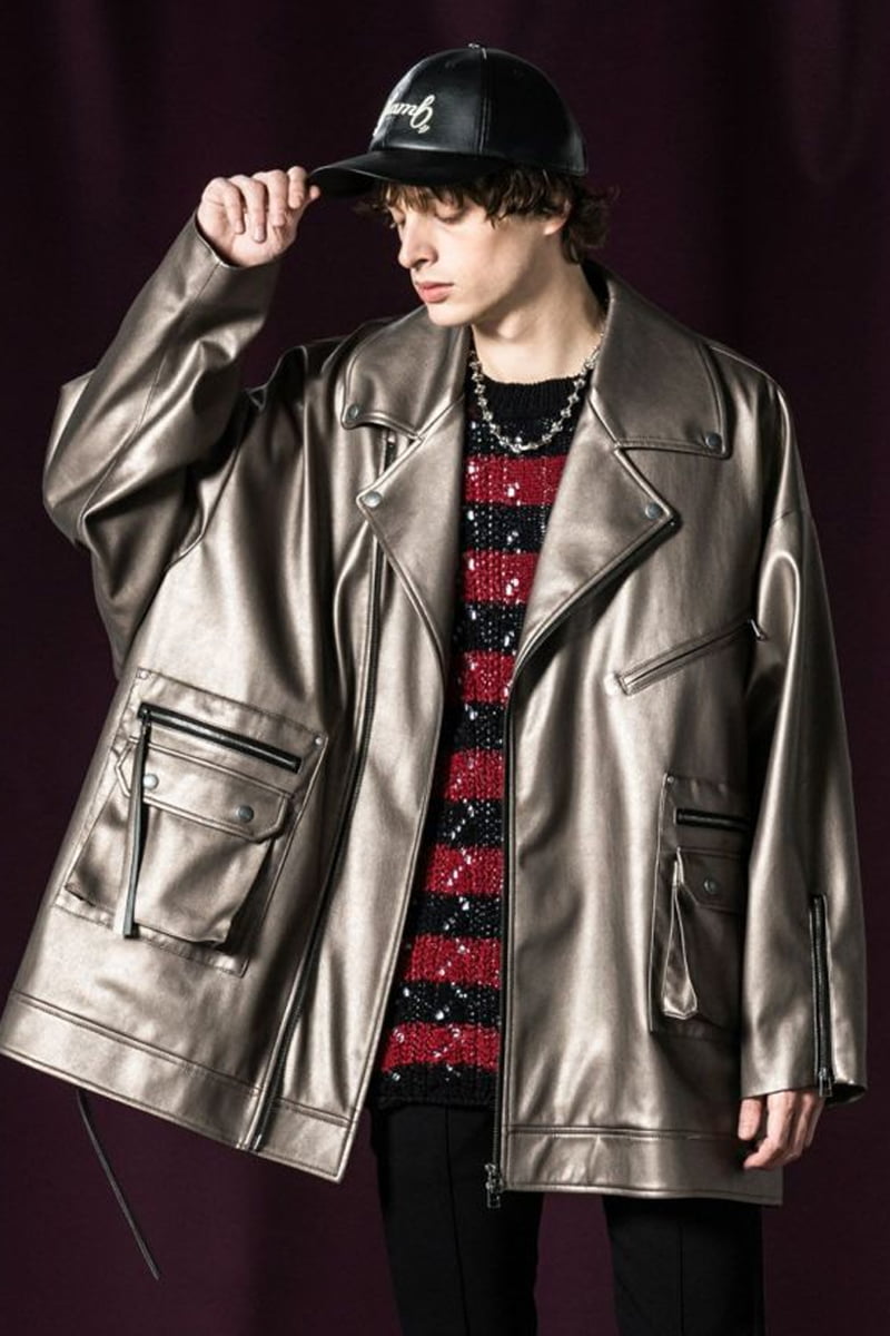 予約商品】glamb (グラム) 4XL Riders Jacket / フォーエックスエル