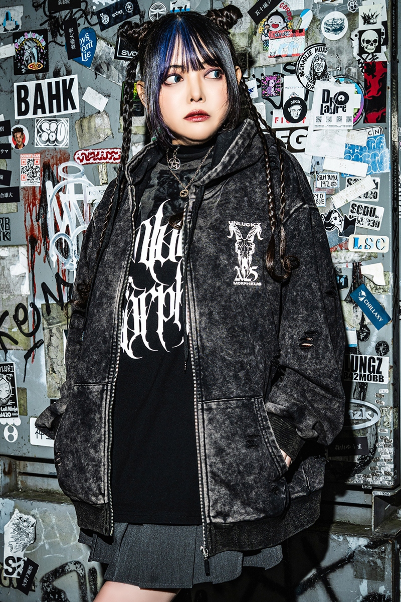 予約商品】Unlucky Morpheus×GEKIROCK CLOTHING コラボ・ジップアップ