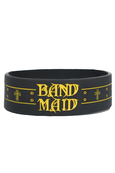 BAND-MAID 拘束具 ラバーバンド(黄) / ロックファッション / バンドT