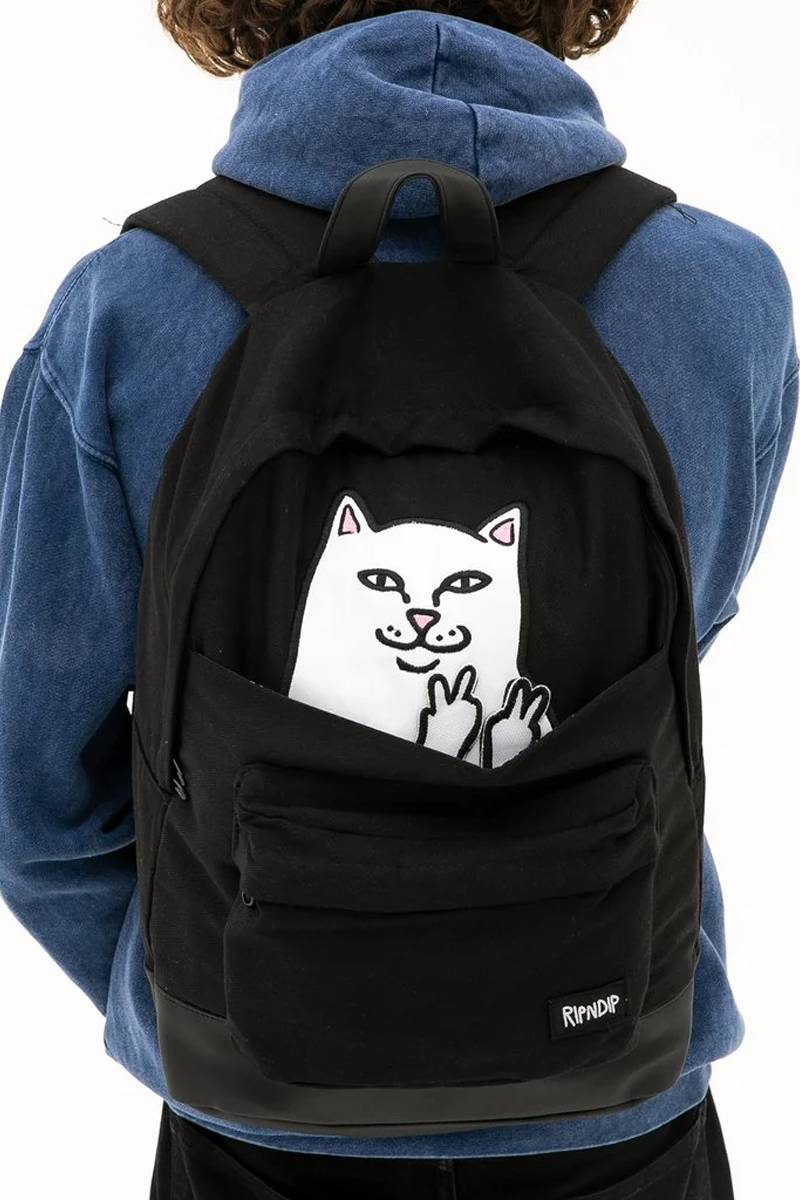 RIPNDIP (リップンディップ) Lord Nermal Backpack - Black / ロック