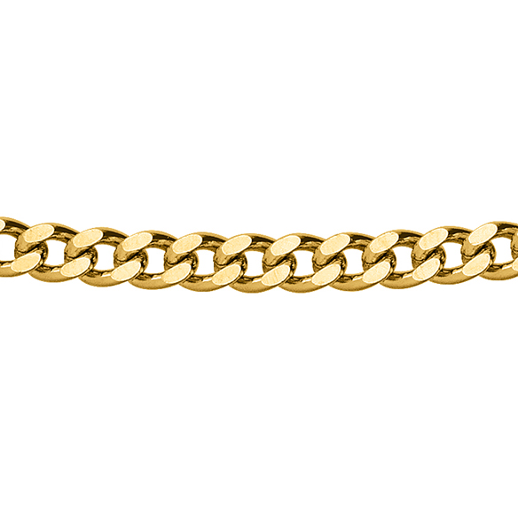 K18イエローゴールド キヘイネックレス （2面カット） 45cm | 高品質