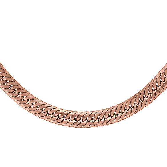 K18ピンクゴールド キヘイネックレス （12面カットトリプル） 30g/50cm