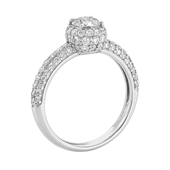 プラチナ ダイヤモンド リング 0.50カラット | 高品質 金・プラチナ