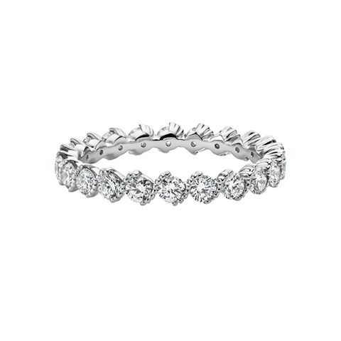 プレシューズ〕Pt950 ダイヤモンド エタニティリング（15・16号） | 高