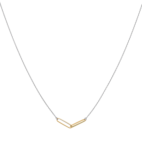 プラチナ/K18イエローゴールド ネックレス 45cm | 高品質 金・プラチナ