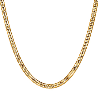 K18イエローゴールド キヘイネックレス （12面カットトリプル） 30g