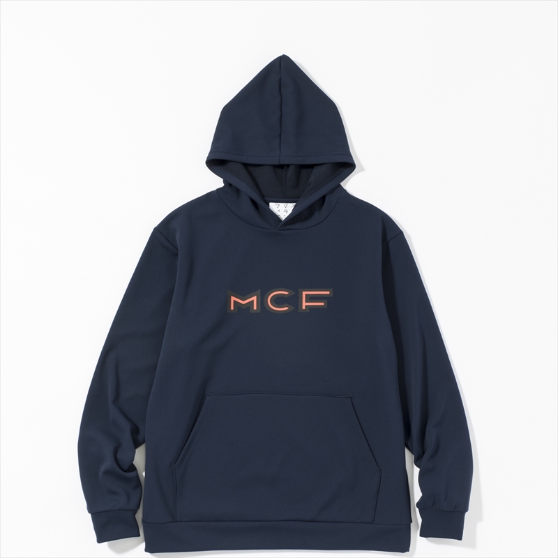 GO/LOOK!（ゴルック）｜MCF ロゴプリントパーカー グレー【GO/LOOK