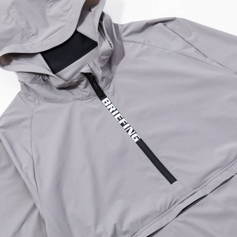 GO/LOOK!（ゴルック）｜BRIEFING MENS POCKETABLE WIND ANORAK グレー