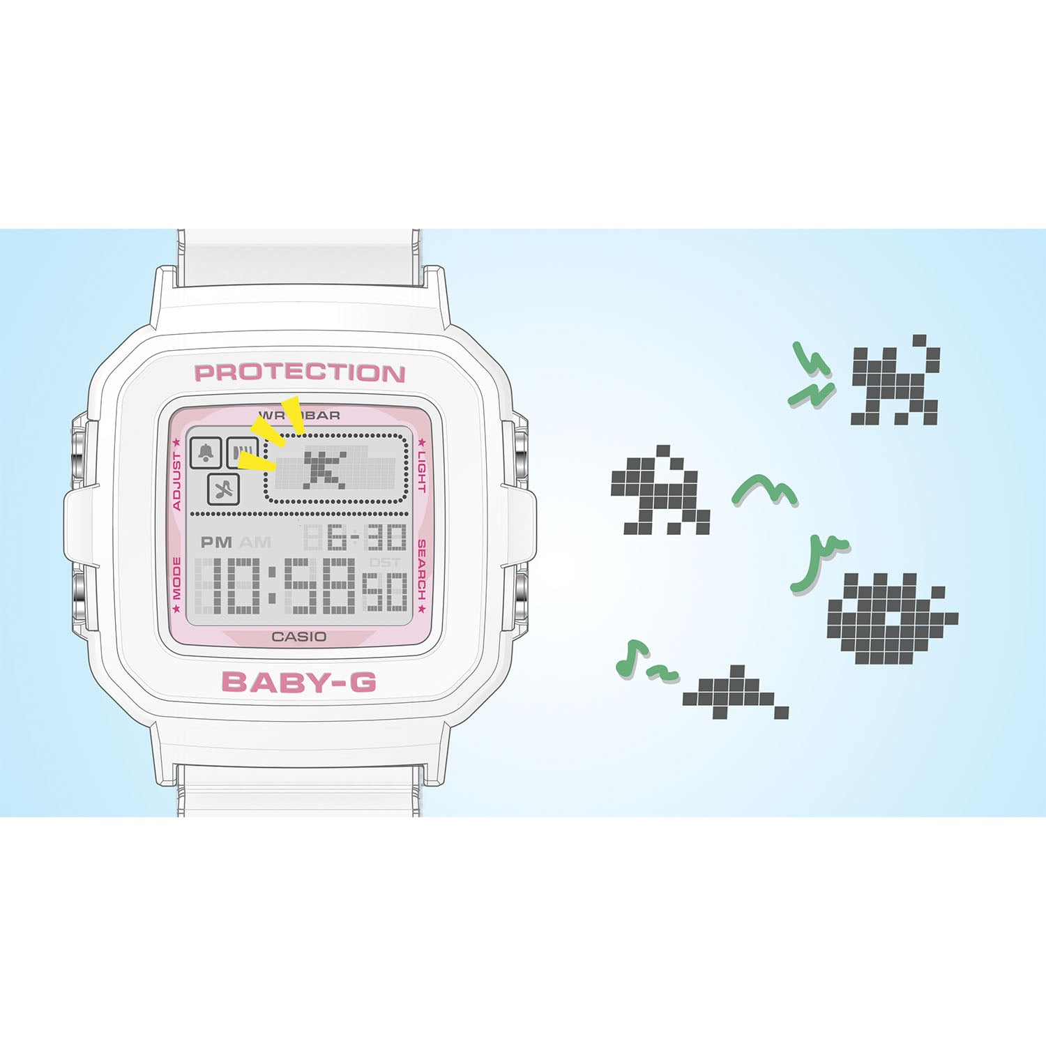 Gショック】The Powerpuff Girlsコラボレーションモデル / BGD-10KPP