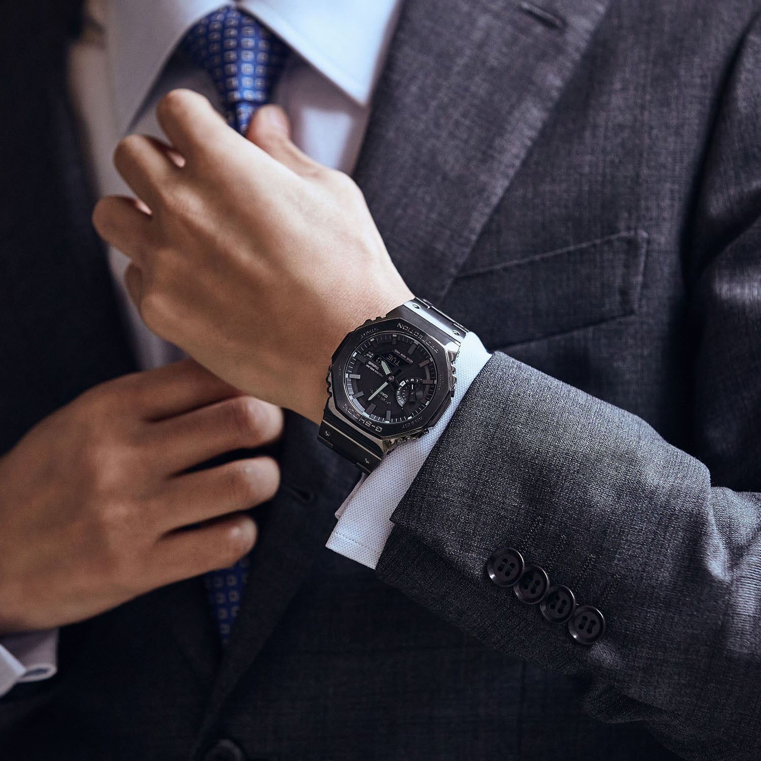 Gショック】フルメタル / スマートフォンリンク＆タフソーラー / GM