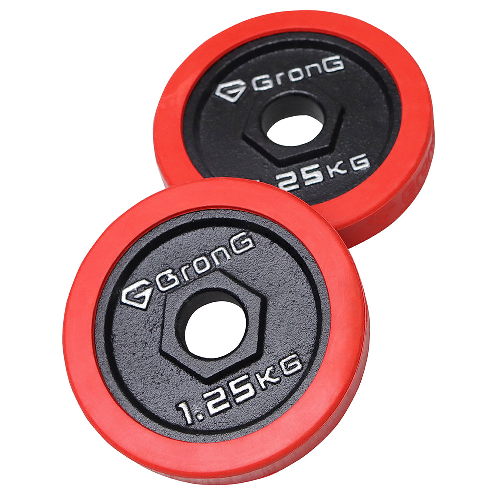アイアンダンベル プレート ラバー付き | グロング公式ショップ
