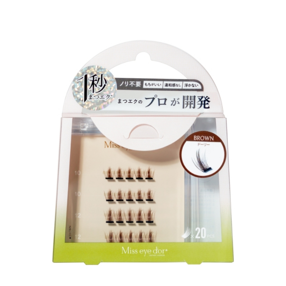 1秒まつエク ドーリータイプ ブラウン（10-12mm） | 【公式】まつ毛