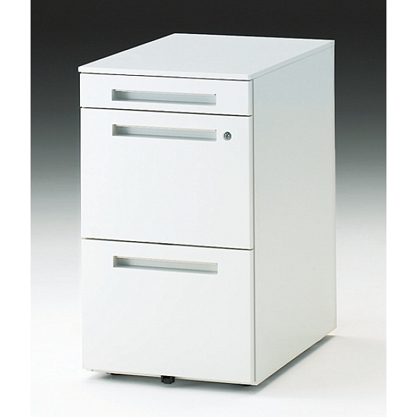 CZRワゴン A4・2段 深型ペントレイ付 CZR-046MRCSB-W9｜オフィスデスク